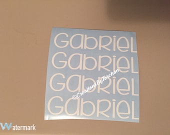 Name Decals