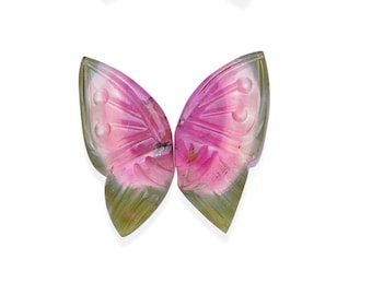 Tourmaline Carved Butterfly