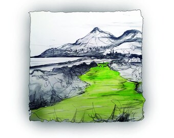 NINTH HOLE - Royal County Down Northern Ireland