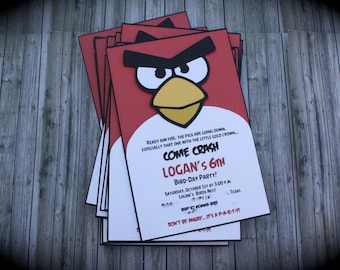 ANGRY BIRD Invitation