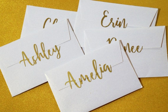 Best Of 40 Wedding Card Name Sticker