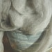 Grey Pin Drafted Roving Finn Lamb Wool