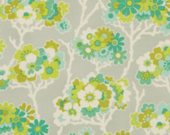 1 Yard Gorgeous HEATHER BAILEY Fabric Lottie Da - COLLECTION Sprig in Turquoise