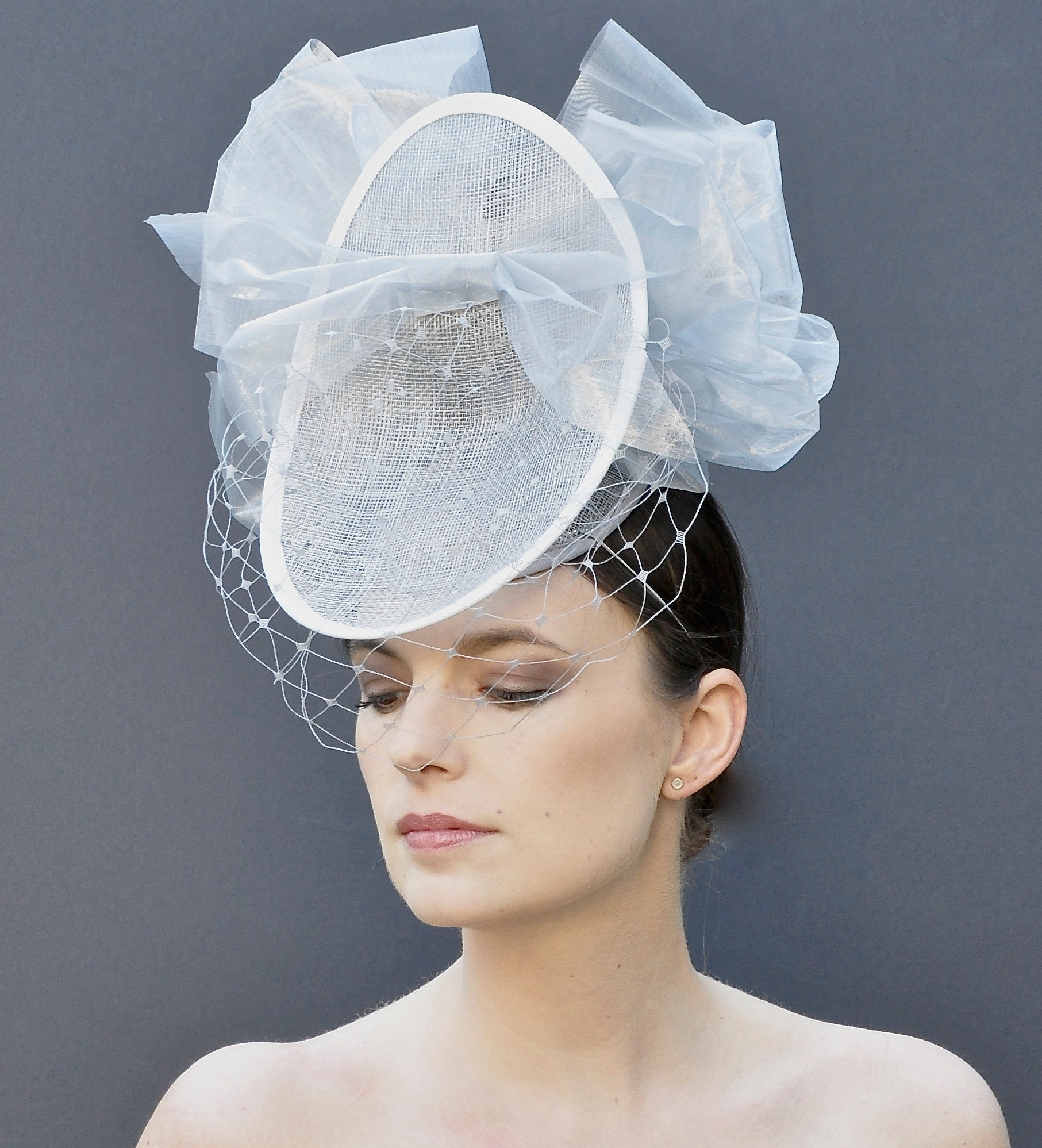 Royal Ascot Fascinator Hat, Ascot Headpiece, Ascot Hat, Ladies Day Hat