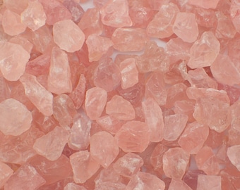 ONE Rose Quartz rough stone from Madagascar - 18-40mm or appx. 1" - pink natural raw stone specimen