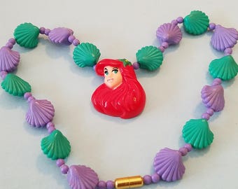 Vintage Disney Ariel Necklace, Disney, Ariel Necklace, Vintage Disney, Little Mermaid, Little Mermaid Necklace, Disney Collectibles