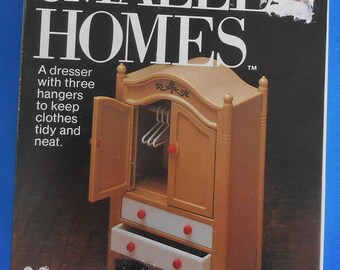 Vintage Dollhouse Furniture. Tomy Smaller Homes Dresser Made in Japan New in Box.