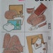 Pattern for Small Appliance Covers, Pot Holder, Placemats, Table Cloth & Napkin/ Kwik Sew 832 Transfers Included/ Kitchen Accessories/UNCUT