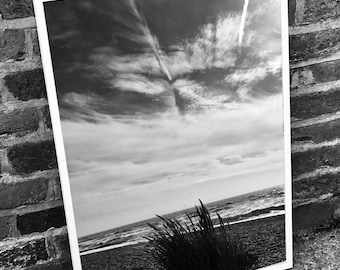 Ocean photography beach scene 8x10 print nautical decor waves