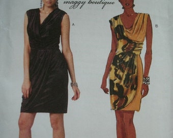Misses Dress Size 6-8-10-12 Butterick Suzi Chin - Maggy Boutique Dress Pattern Butterick B5674 UNCUT NEW Pattern