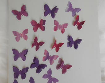 Flight of butterflies painting
