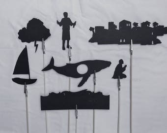 Bible Story Shadow Puppets - Jonah and the Whale