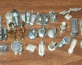 Vintage Monopoly Pieces Some Rare Complete Your Game Or Use For Arts And Crafts *NEW* Arrivals Star Wars Trilogy Simpsons Darth Vader r2d2