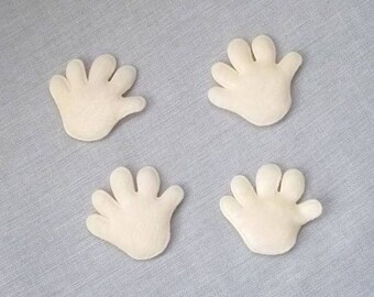hands for decoration, scrapbooking, 40mm X 45 mm