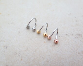 Twist Piercing/Twist Barbell/Tragus Piercing/Cartilage Piercing/Tragus Piercing/Single Piercing/Piercing/Helix/Conch/Rook/Body Piercing