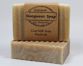 Patchouli Goat Milk Soap - All Natural Soap, Handmade Soap, Homemade Soap, Handcrafted Soap