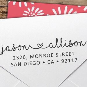 Personalized Return Address Stamp - Custom Rubber Stamp - Custom Return Address Stamp - Custom Stamp - Personalized Address Stamp - RA033
