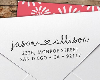 Personalized Return Address Stamp - Custom Rubber Stamp - Custom Return Address Stamp - Custom Stamp - Personalized Address Stamp - RA033