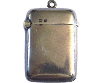 Antique Sterling Silver Match Safe