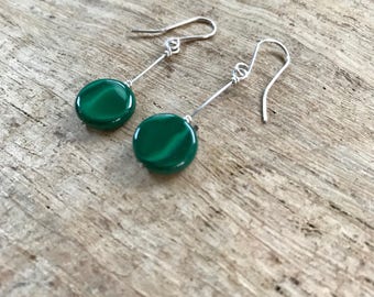 Malachite Earrings