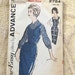 Vintage 1960s Jumper Dress and Blouse Pattern Size 24 1/2 Pattern 3329 - Volup Vintage Dress LARGE - XL Mad Men Dress