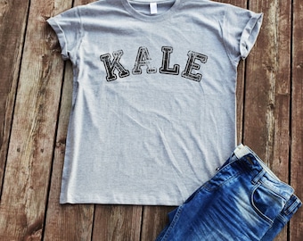 Kale old school T-shirt Vegan funny t-shirt funny sayings t-shirt vegan shirt unisex t-shirt tumblr t-shirt cool t-shirt old school t-shirt