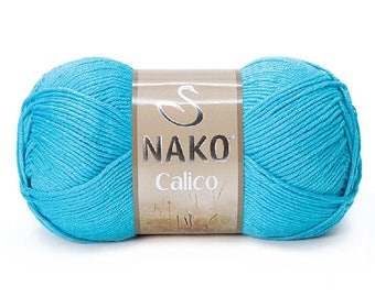 NAKO Calico, Cotton yarn, Soft yarn, Turkish yarn, ND0076