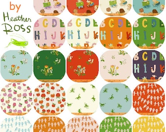 Fat Quarter Bundle Cotton (23) of KINDER by Heather Ross for Windham Fabrics