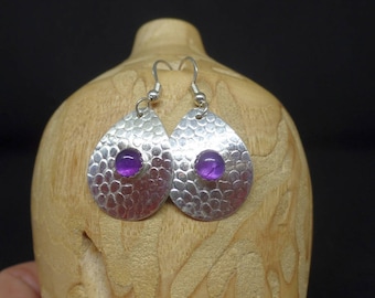 Amethyst Earrings, February Birthstone, Ladies Amethyst Jewelry, Purple Gemstone, Birthstone Jewelry, 925, Amethyst Jewelry, 1440