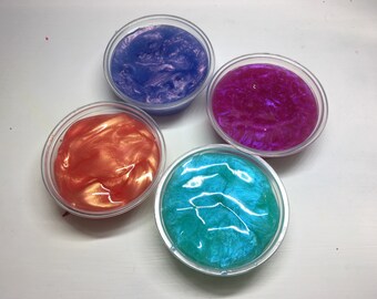 Mystery clear pigmented slime!