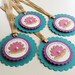 Clam Shell gift tags - Under The Sea gift tags- Mermaid Gift tags - Mermaid Favor Tags - 12 per pack - Handmade - Customizable