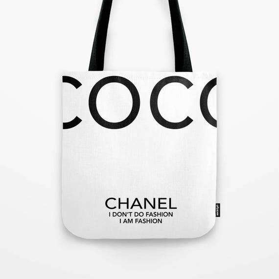 Tote Bag Fashion Print Chanel coco Chanel Bag coco Chanel
