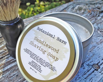 SALE Mens Shaving Kit - Shaving Soap and Brush - Men's Christmas Gifts - Holiday Gift for Him - Gift for Him - Boyfriend Gift -