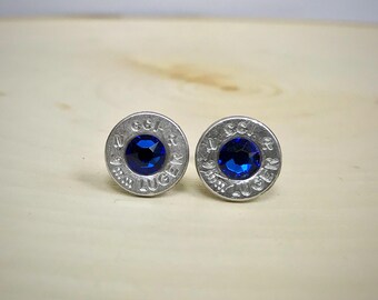 9mm Earrings / Bullet Earrings / Bullet Jewelry / Bullet Studs / 9mm Studs / 9mm Jewelry