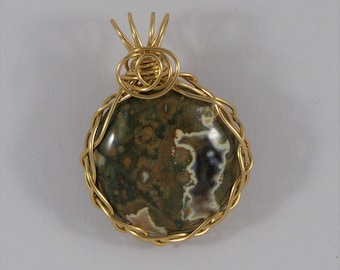 Rainforest Jasper Pendant
