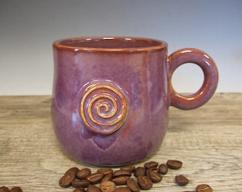 Purple Mug with Infinity Circle by misunrie