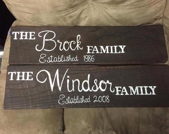 Family wall decorations