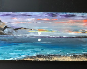 Seascape with sand