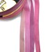 8 yards of shades of pink hug snug rayon seam binding /crinkle ribbon 2 yards of each color .