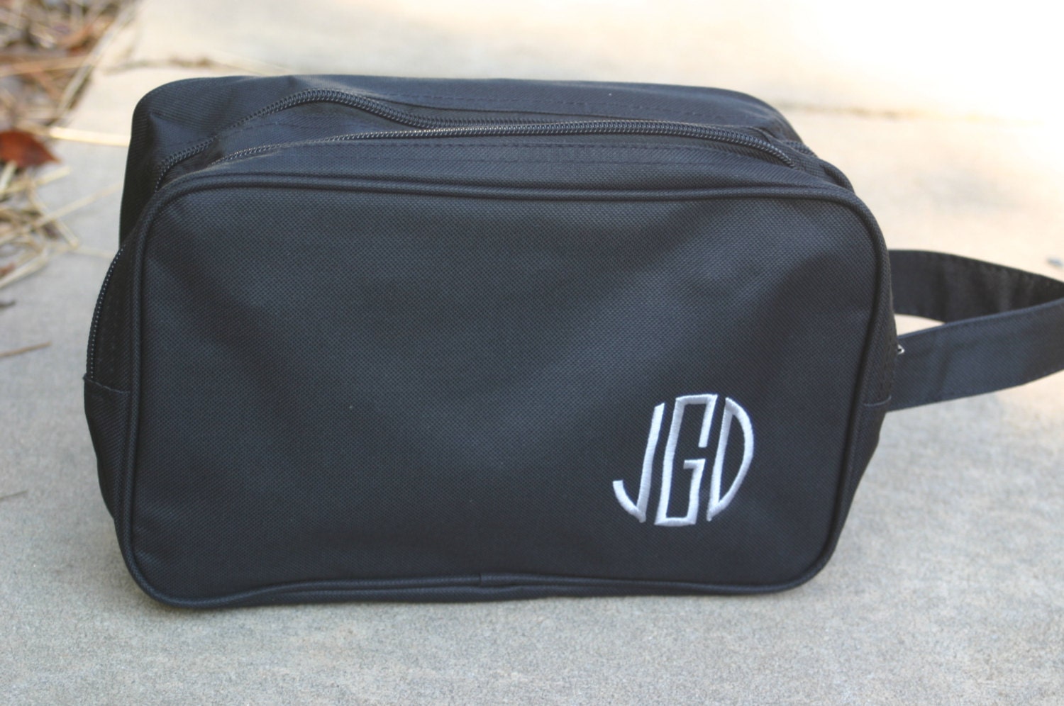 13 Groomsman Gifts Black Toiletry Bag Personalized