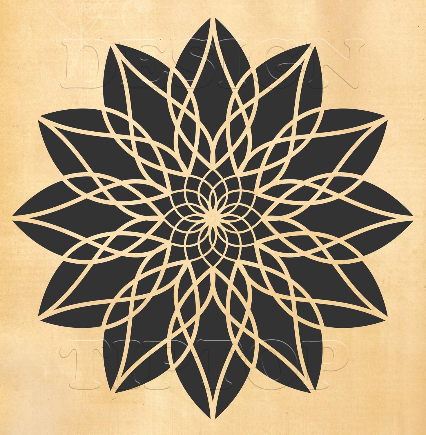 Download Mandala SVG, mandala wall art, mandala tattoo, t shirt ...