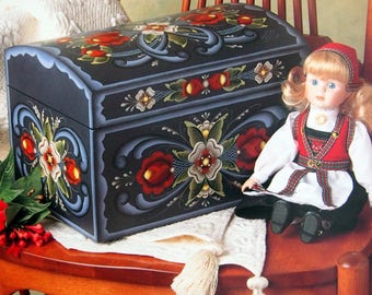 Painting Roses With Deanne Fortnam Hardcover Decorative Painting Pattern Book 1998
