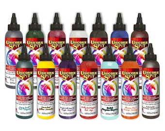 UNICORN SPiT Gel Stain and Glaze all-in-one = 14 Colors Available = 4oz size