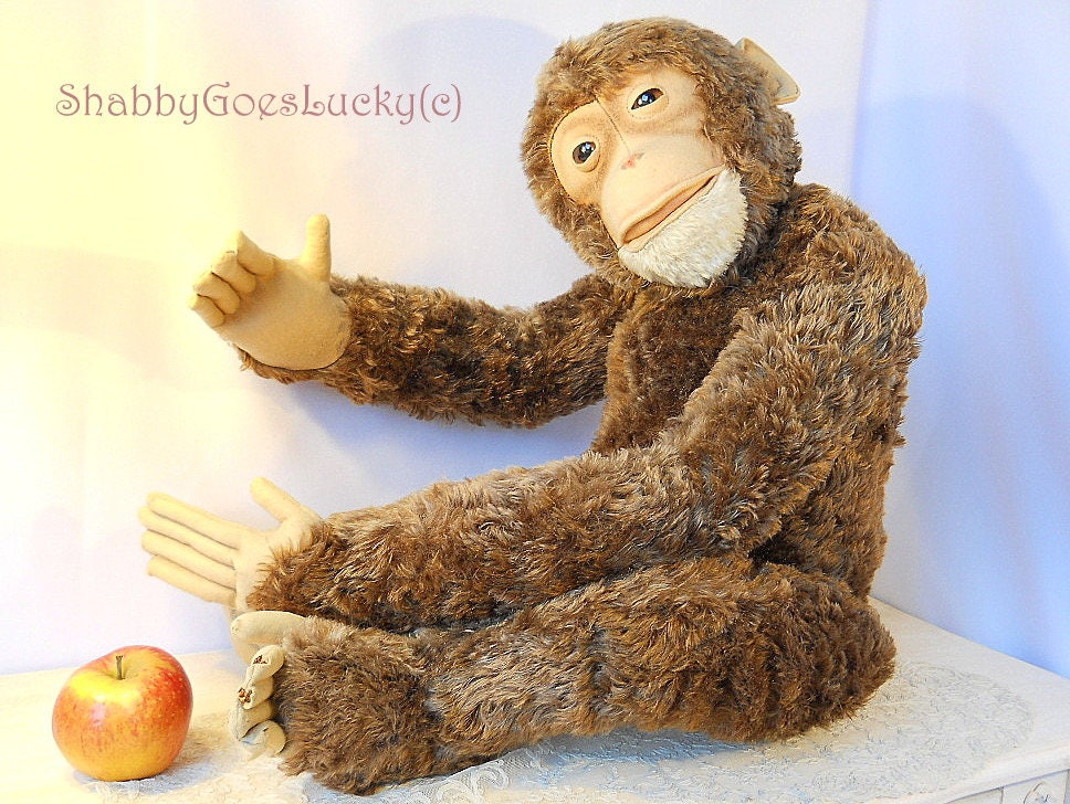 steiff monkey vintage