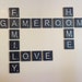 Large Letter Tiles for the wall . Home Decor . Gallery Wall Art . Famrhouse Home Decor . Gallery Wall Signs