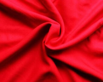 SALE****PRE CUT *** Polyester Brushed Microfiber Wipe Out Fabric - Red