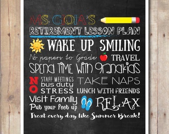 Retirement Poster Lesson Plan - Teacher