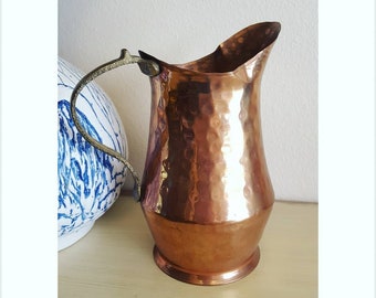 Hammered Copper Pitcher from Turkey