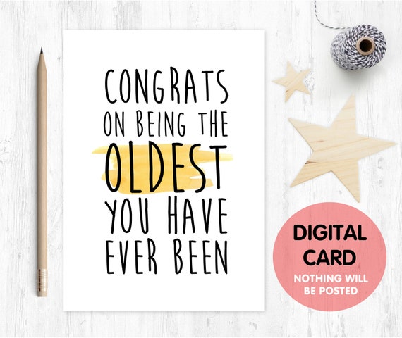 PRINTABLE birthday card, birthday card printable, instant download birthday card, funny birthday card, sarcastic birthday card, digital card