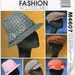 Misses' Beret, Fedora, Bucket Cap, Newsboy Cap Hats - Four Styles Hat Sewing Pattern - McCall's 4607 - Sizes S, M, L - UNCUT